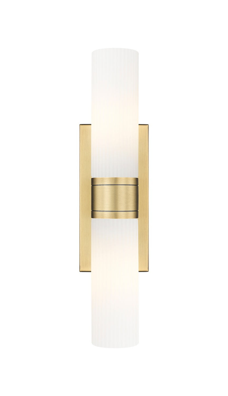 Innovations 617-2W-BB-G617-8SWH LED Bath Vanity, Brushed Brass