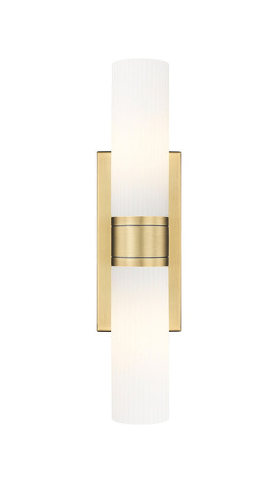 Innovations 617-2W-BB-G617-8SWH LED Bath Vanity, Brushed Brass