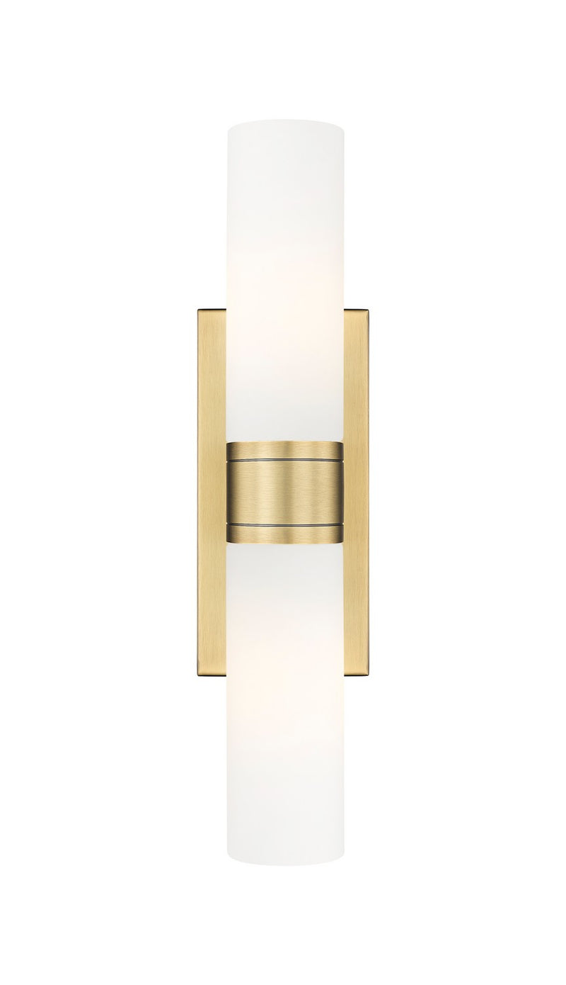 Innovations 617-2W-BB-G617-8WH LED Bath Vanity, Brushed Brass