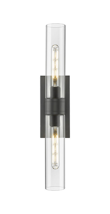 Innovations 617-2W-BK-G617-11CL LED Bath Vanity, Matte Black