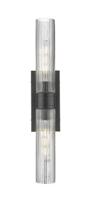 Innovations 617-2W-BK-G617-11SCL LED Bath Vanity, Matte Black