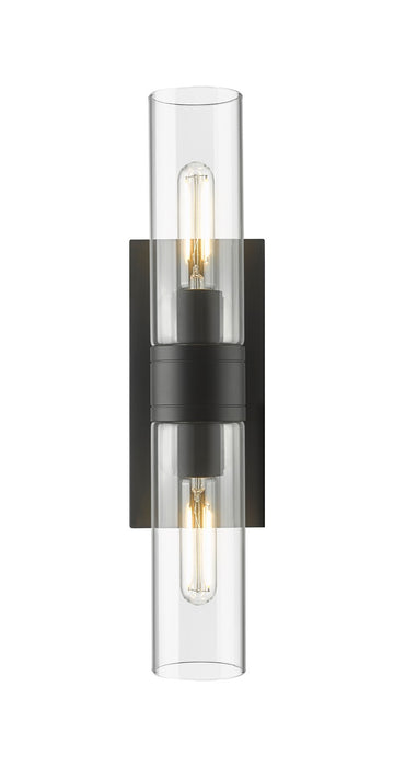 Innovations 617-2W-BK-G617-8CL LED Bath Vanity, Matte Black