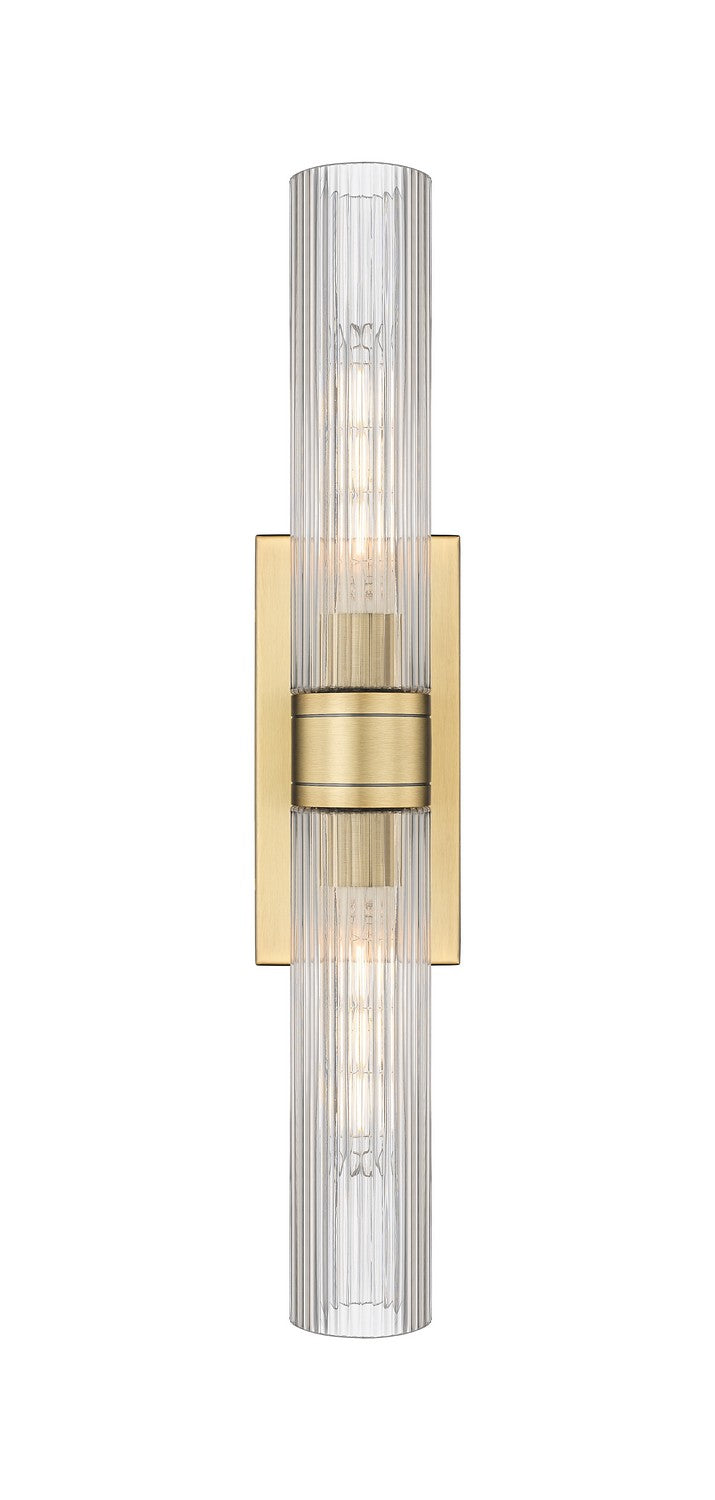 Innovations 617-2W-BB-G617-11SCL LED Bath Vanity, Brushed Brass