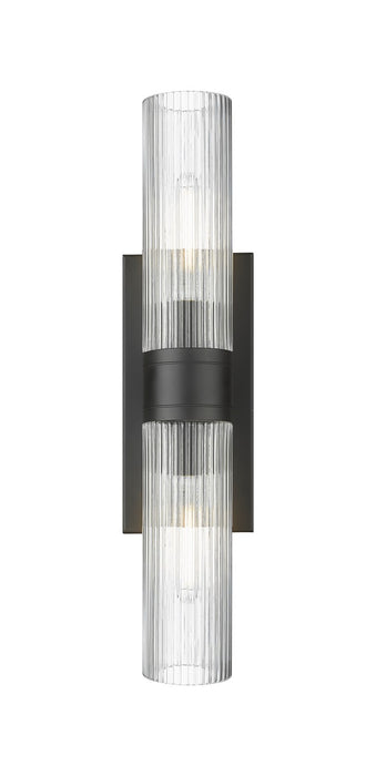 Innovations 617-2W-BK-G617-8SCL LED Bath Vanity, Matte Black