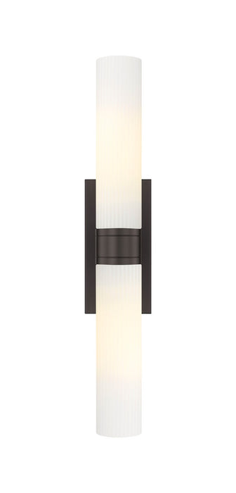 Innovations 617-2W-OB-G617-11SWH LED Bath Vanity, Oil Rubbed Bronze