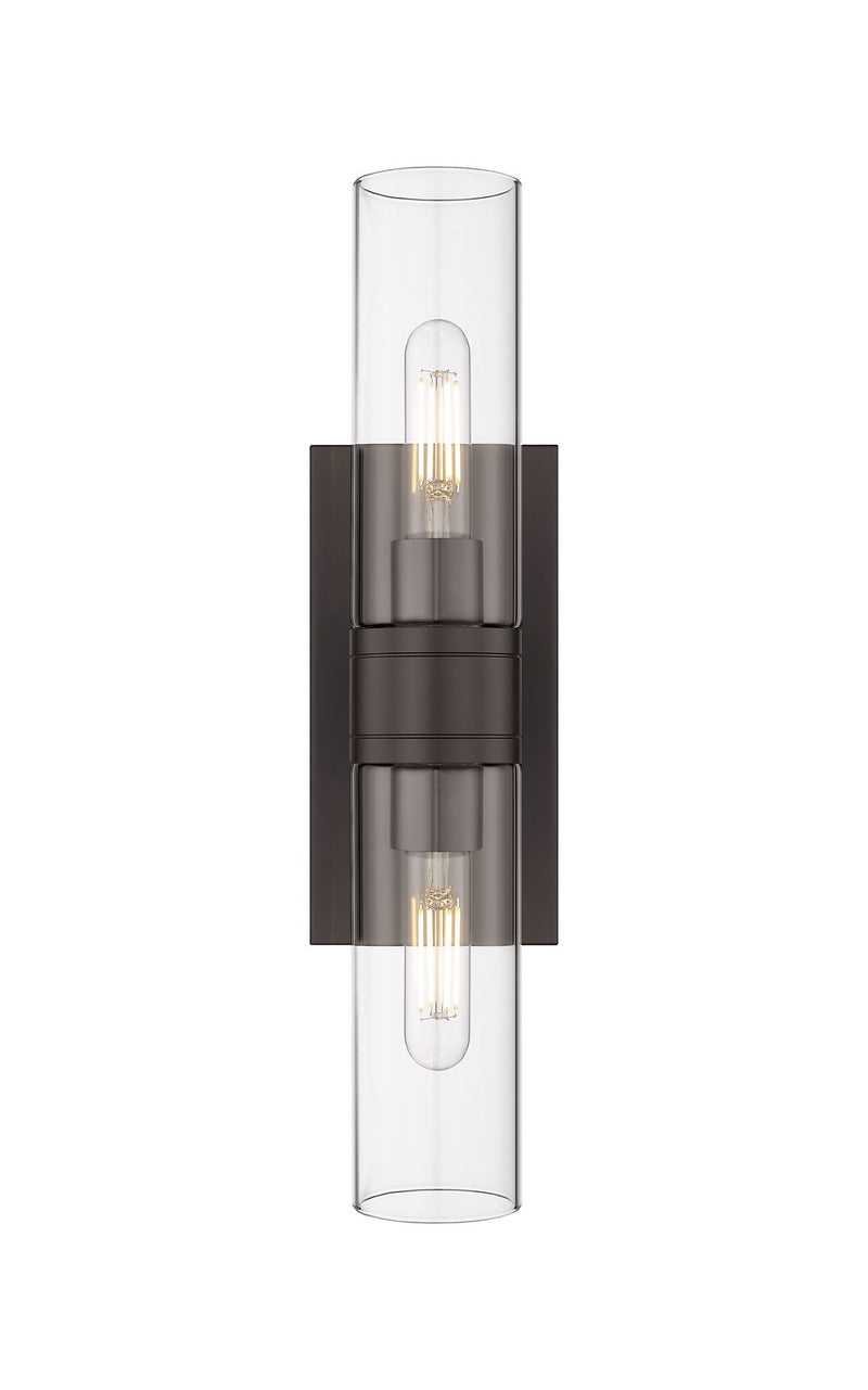 Innovations 617-2W-OB-G617-8CL LED Bath Vanity, Oil Rubbed Bronze