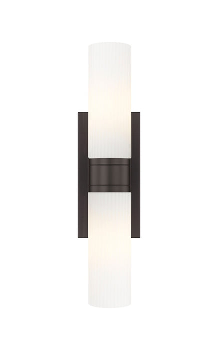 Innovations 617-2W-OB-G617-8SWH LED Bath Vanity, Oil Rubbed Bronze