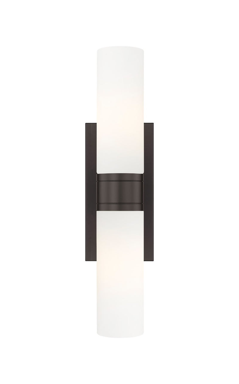 Innovations 617-2W-OB-G617-8WH LED Bath Vanity, Oil Rubbed Bronze
