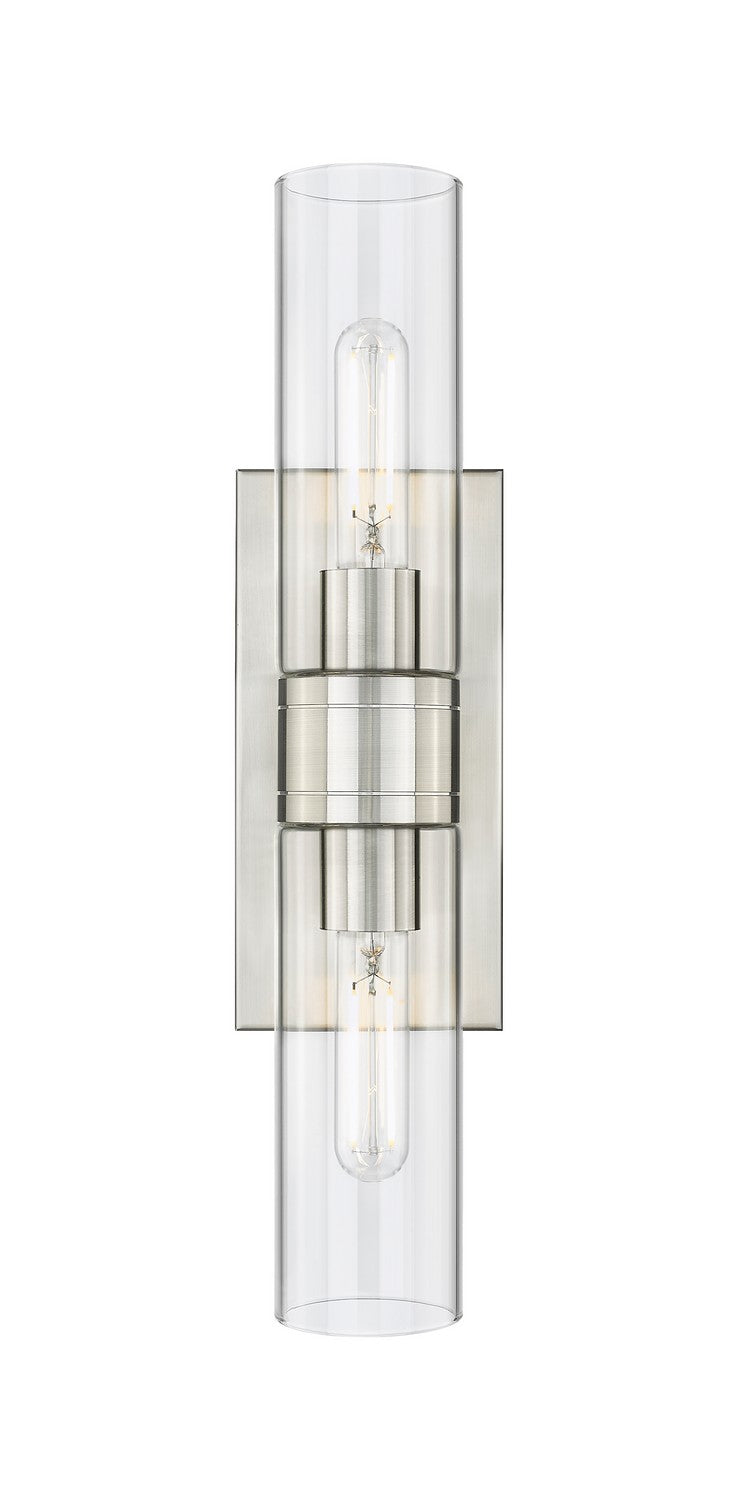 Innovations 617-2W-SN-G617-8CL LED Bath Vanity, Satin Nickel