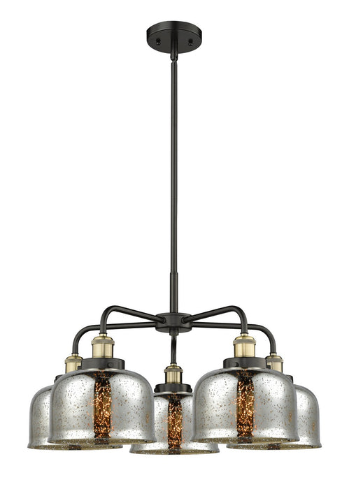 Innovations 916-5CR-BAB-G78 Five Light Chandelier, Black Antique Brass