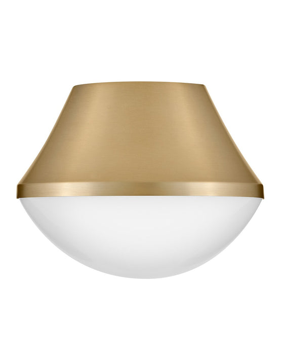 Lark 83411LCB LED Flush Mount, Lacquered Brass