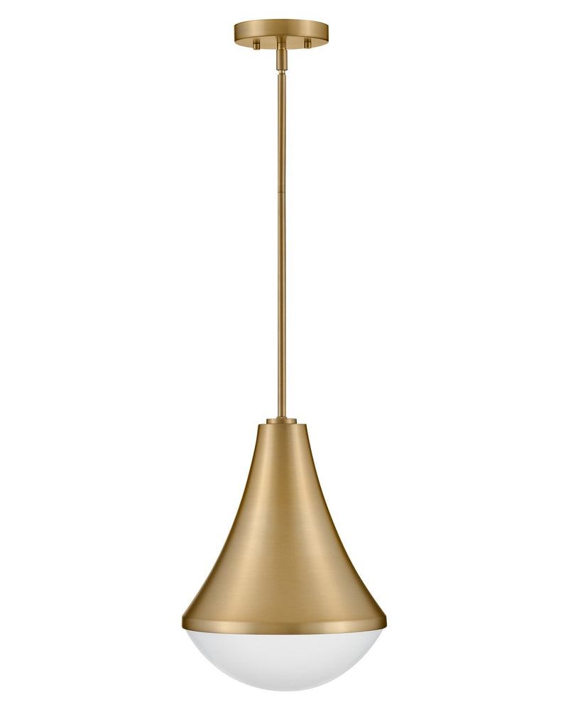 Lark 83417LCB LED Pendant, Lacquered Brass