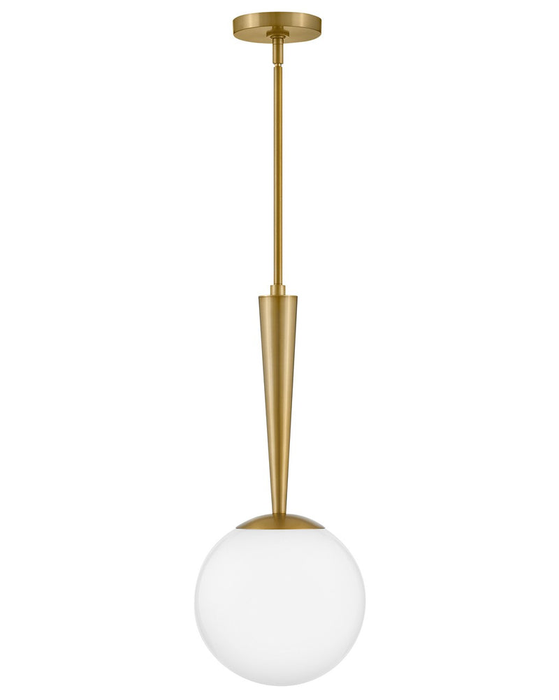 Lark 83507LCB LED Pendant, Lacquered Brass