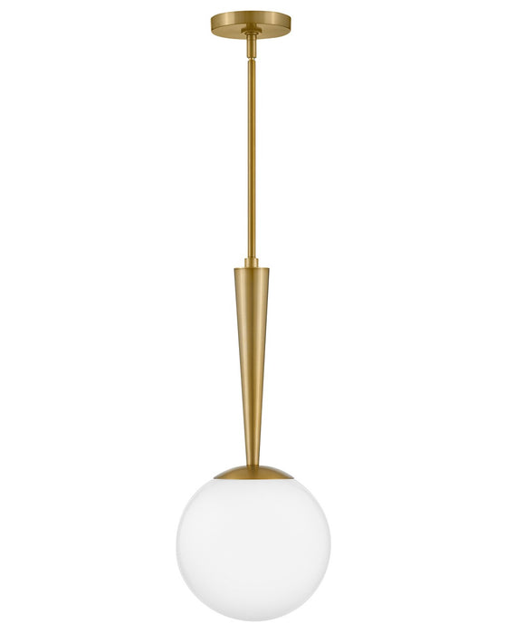 Lark 83507LCB LED Pendant, Lacquered Brass
