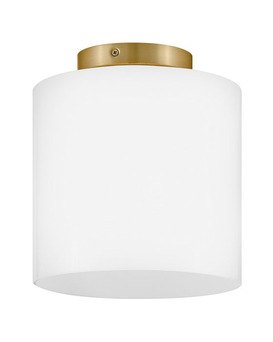 Lark 83533LCB LED Flush Mount, Lacquered Brass