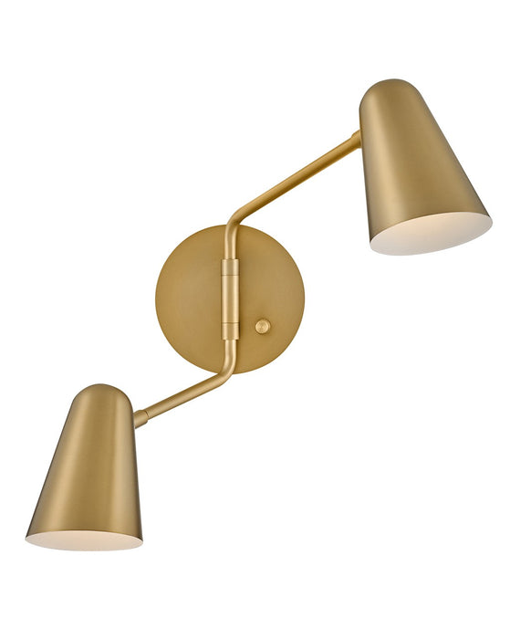 Lark 83542LCB LED Wall Sconce, Lacquered Brass