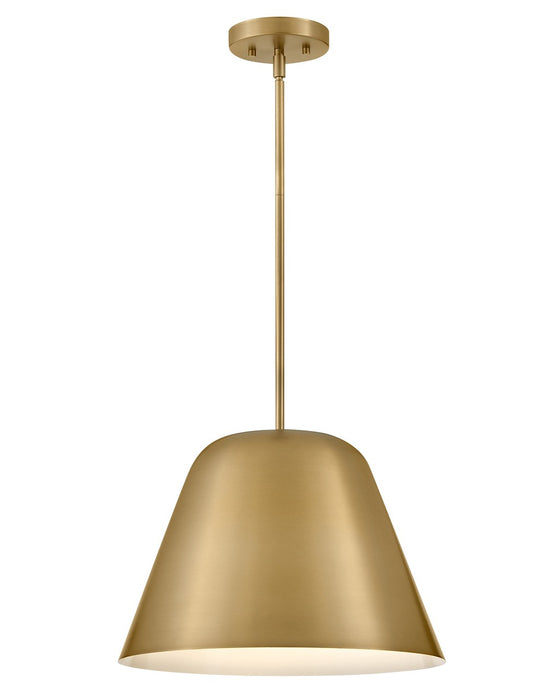 Lark 83707LCB LED Pendant, Lacquered Brass