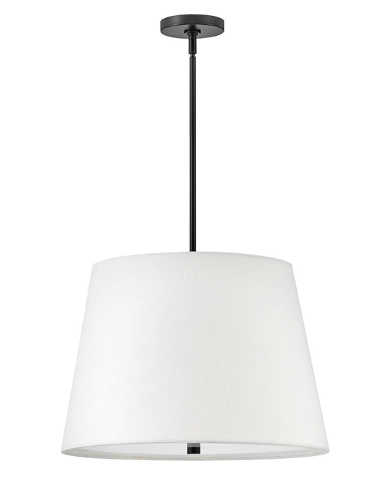 Lark 83777BK LED Convertible Pendant, Black