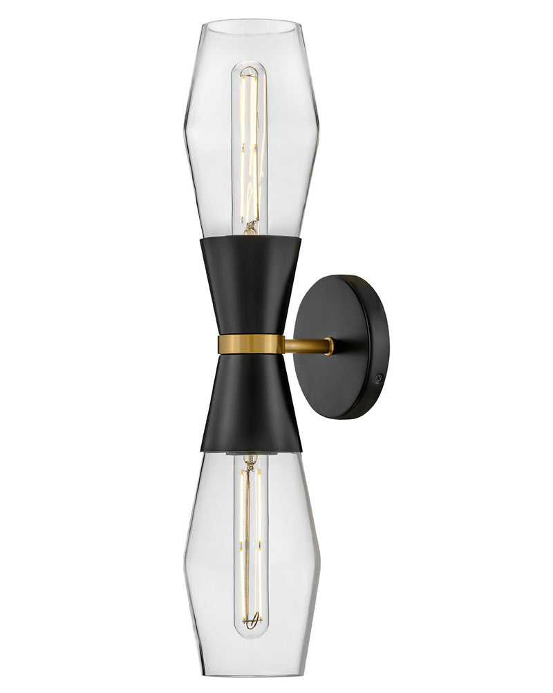 Lark 83902BK LED Wall Sconce, Black