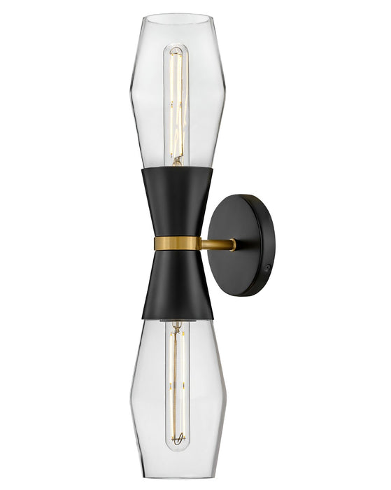Lark 83902BK LED Wall Sconce, Black