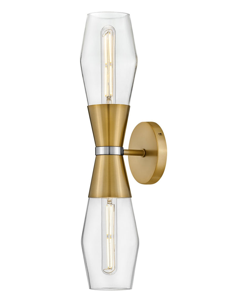 Lark 83902LCB LED Wall Sconce, Lacquered Brass