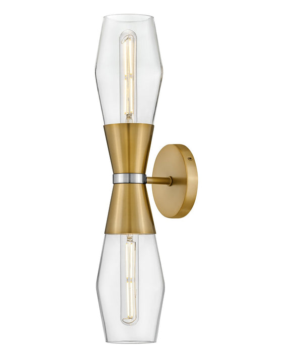 Lark 83902LCB LED Wall Sconce, Lacquered Brass