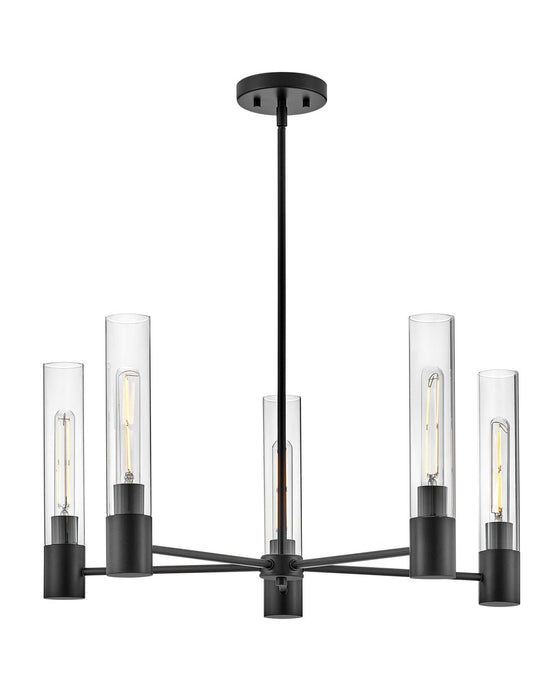 Lark 85405BK LED Chandelier, Black