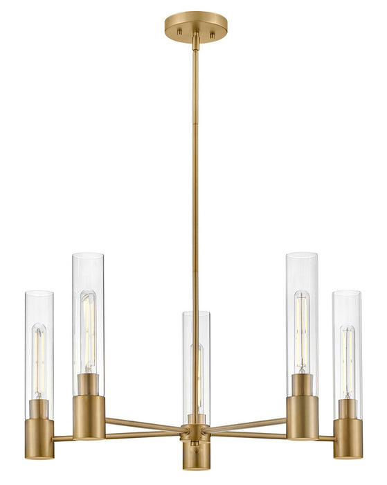 Lark 85405LCB LED Chandelier, Lacquered Brass