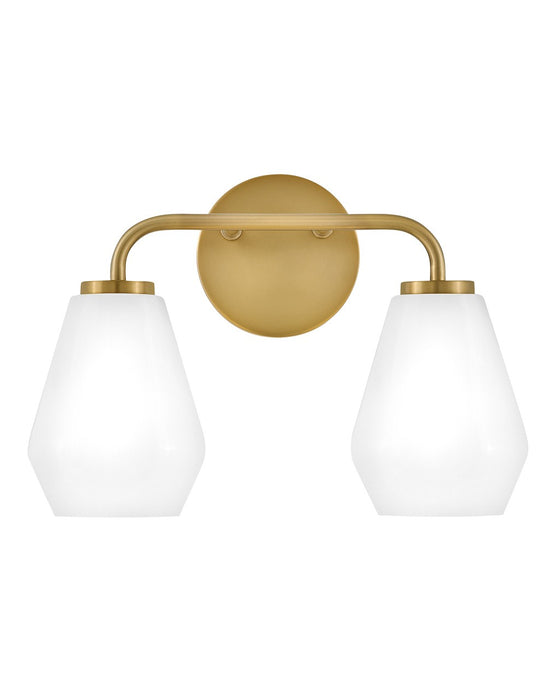 Lark 85502LCB LED Vanity, Lacquered Brass
