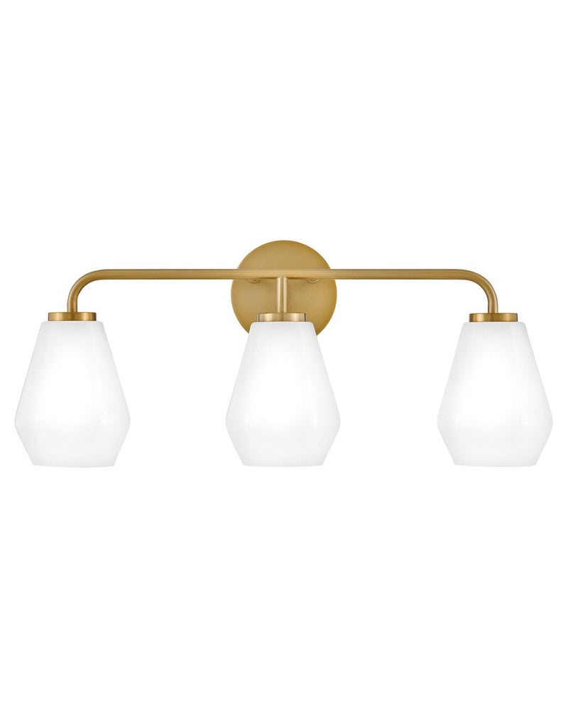 Lark 85503LCB LED Vanity, Lacquered Brass