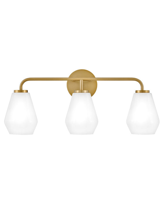 Lark 85503LCB LED Vanity, Lacquered Brass