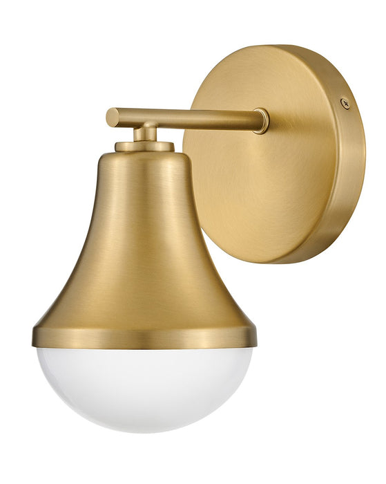 Lark 85510LCB LED Vanity, Lacquered Brass