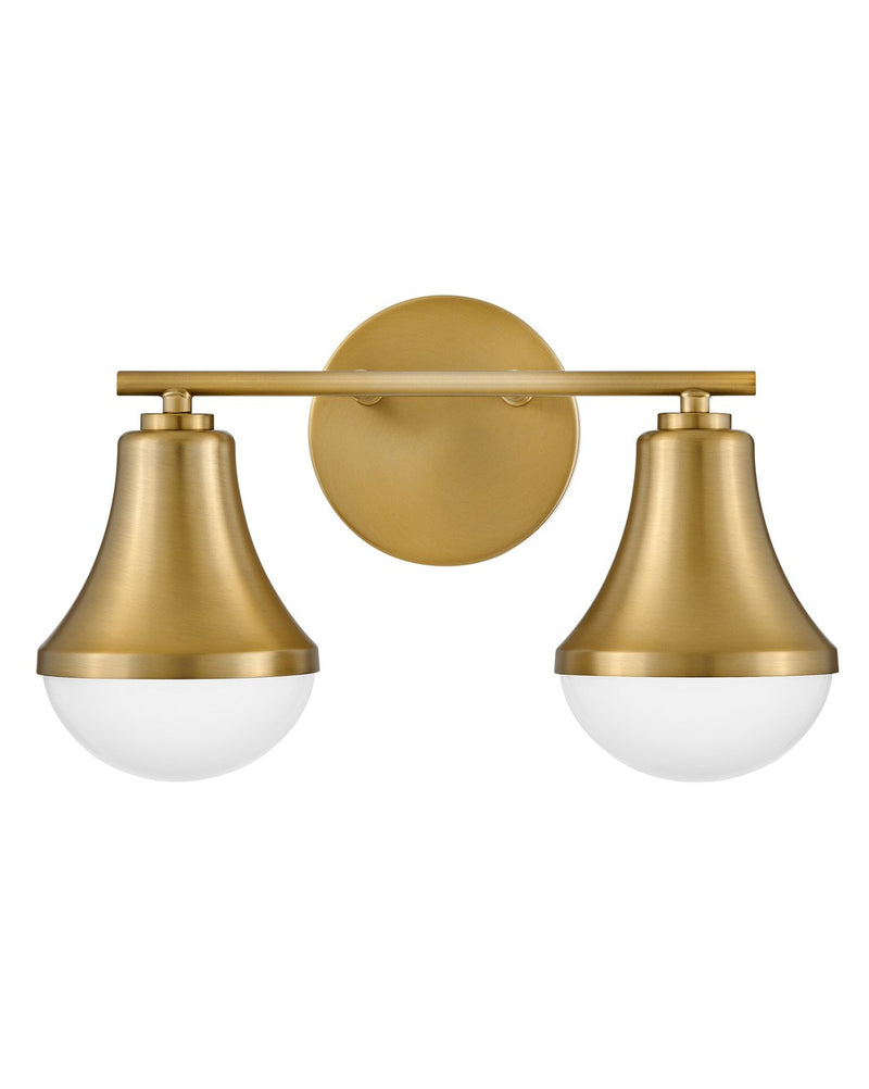 Lark 85512LCB LED Vanity, Lacquered Brass