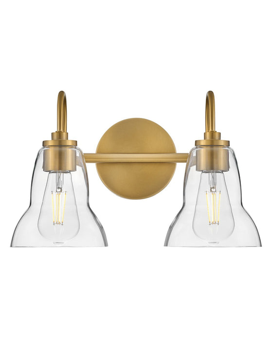 Lark 85562LCB LED Vanity, Lacquered Brass