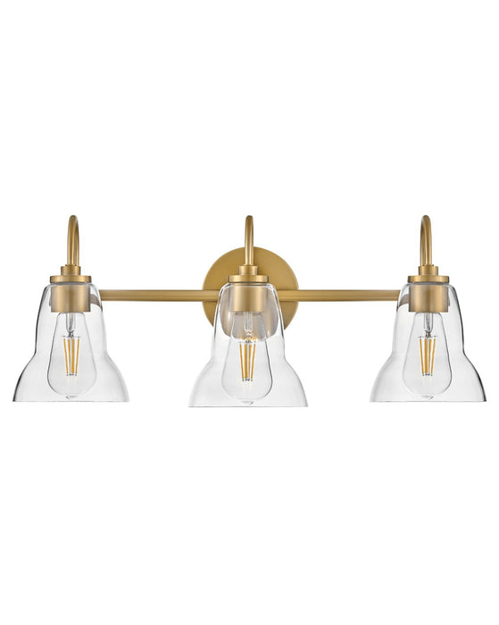 Lark 85563LCB LED Vanity, Lacquered Brass