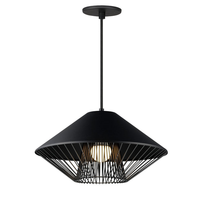 ET2 E11395-BKGLD LED Pendant, Black / Gold