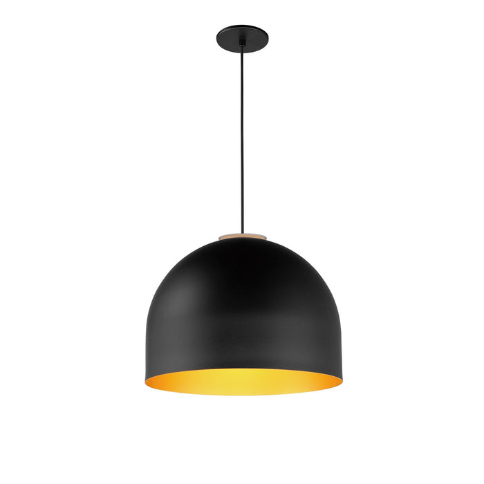 ET2 E34604-54BKGLD LED Pendant, Black / Gold