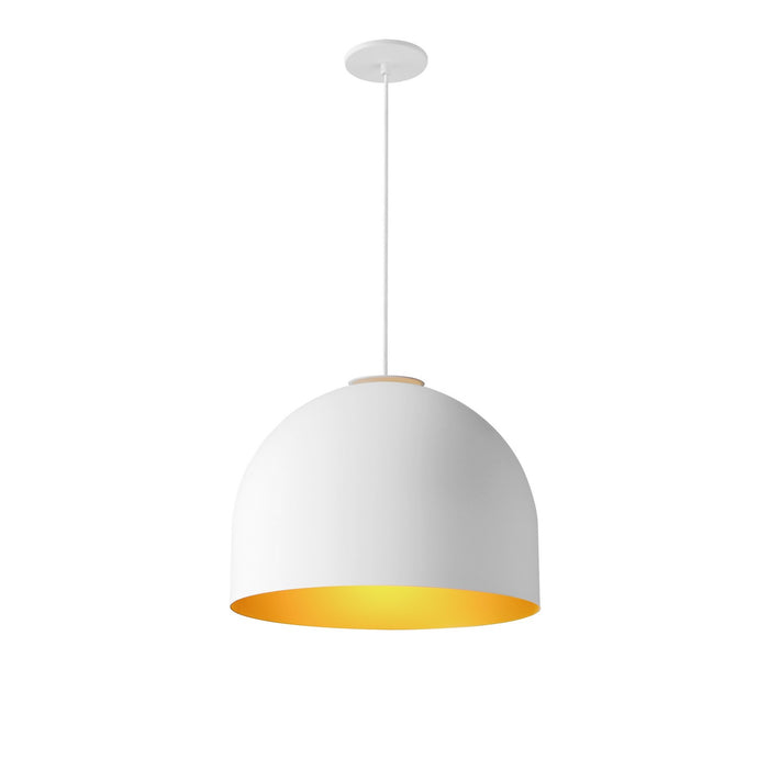 ET2 E34604-54WTGLD LED Pendant, White/Gold