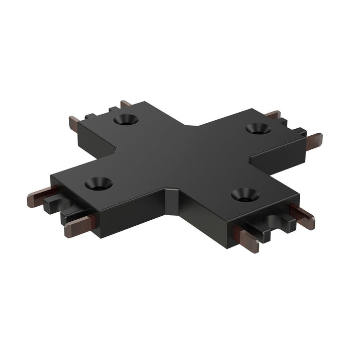 ET2 ETMSC90-4XW-BK Track 4-way X Connector, Black