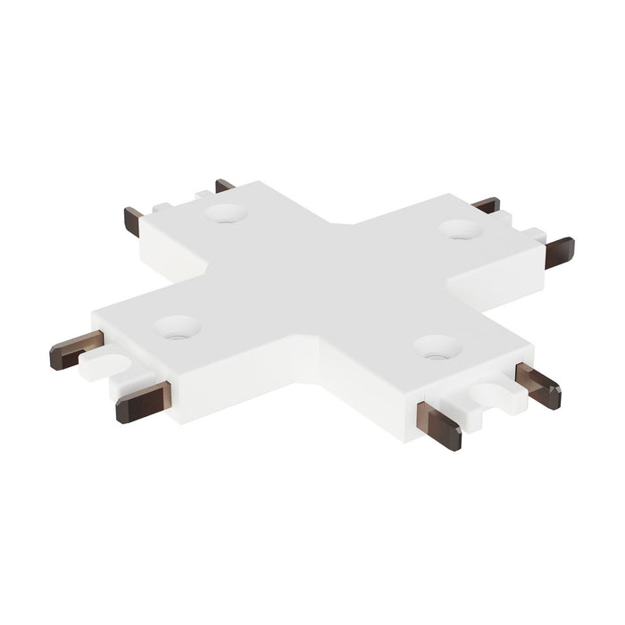 ET2 ETMSC90-4XW-WT Track 4-way X Connector, White