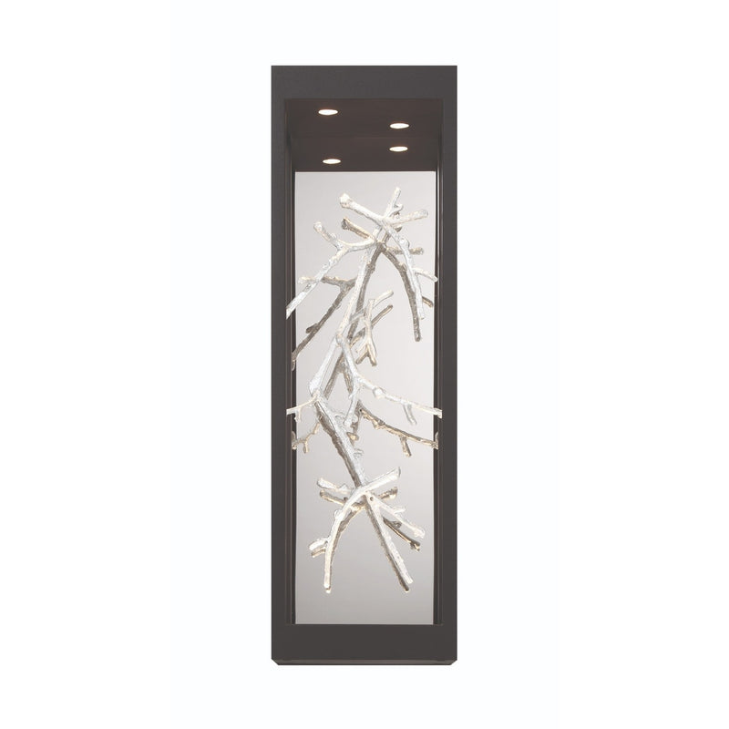 Eurofase 45699-023 LED Outdoor Wall Sconce, Silver-Black