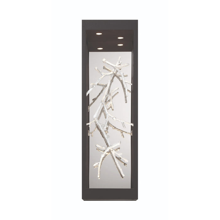 Eurofase 45699-023 LED Outdoor Wall Sconce, Silver-Black