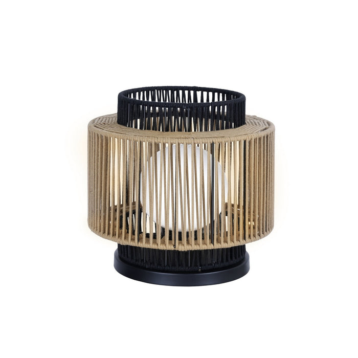Eurofase 46628-015 One Light Outdoor Portable Lamp, Black