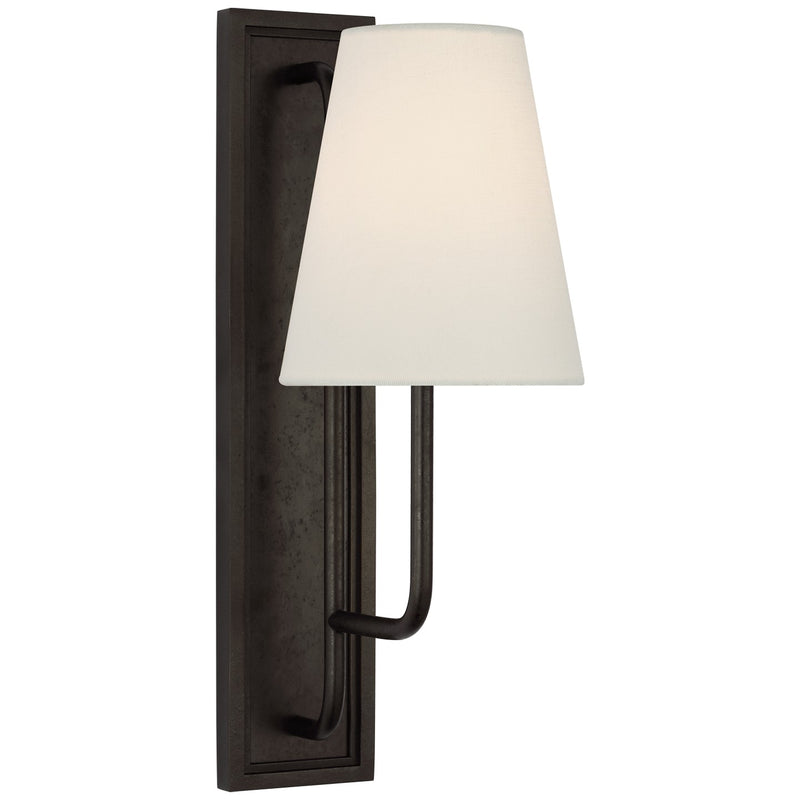 Visual Comfort Signature AL 2060AI-L LED Wall Sconce, Aged Iron
