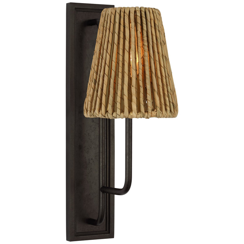 Visual Comfort Signature AL 2060AI-NAB LED Wall Sconce, Aged Iron