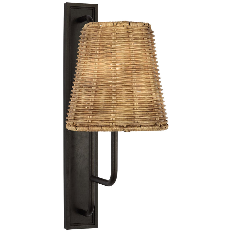 Visual Comfort Signature AL 2061AI-NTW LED Wall Sconce, Aged Iron