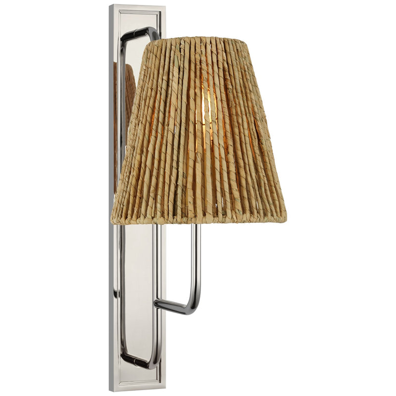 Visual Comfort Signature AL 2061PN-NAB LED Wall Sconce, Polished Nickel