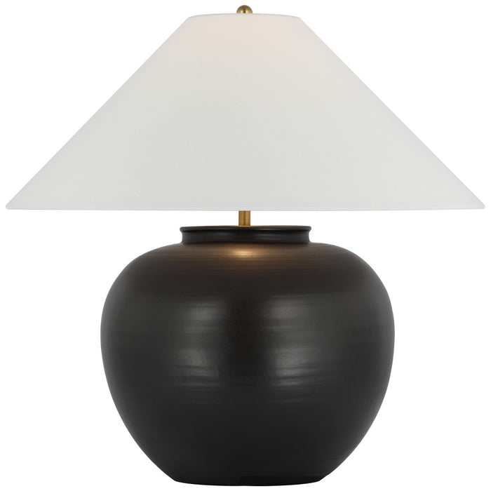 Visual Comfort Signature AL 3600BLK-L LED Table Lamp, Matte Black