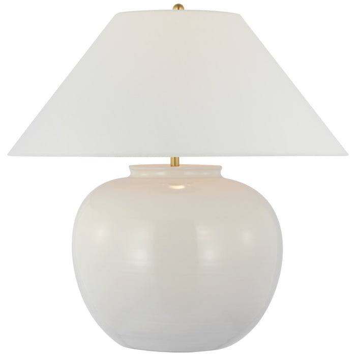 Visual Comfort Signature AL 3600IVO-L LED Table Lamp, Ivory