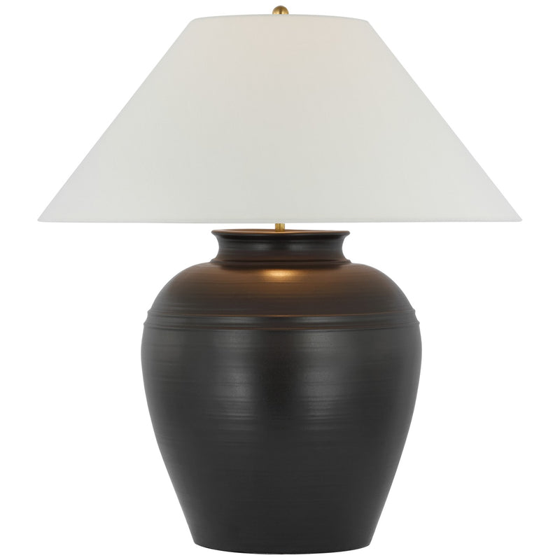Visual Comfort Signature AL 3615BLK-L LED Table Lamp, Matte Black